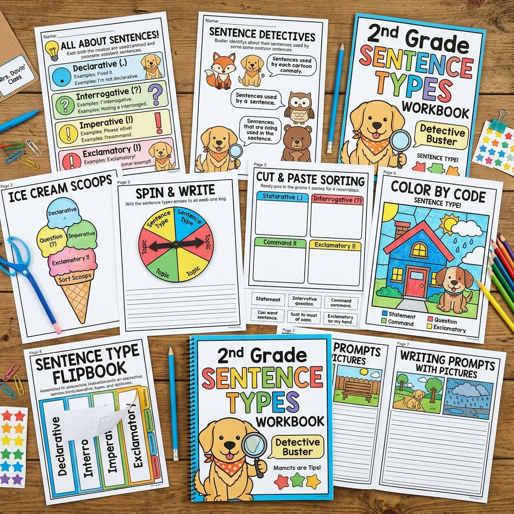 Sentence Types 2nd Grade Grammar