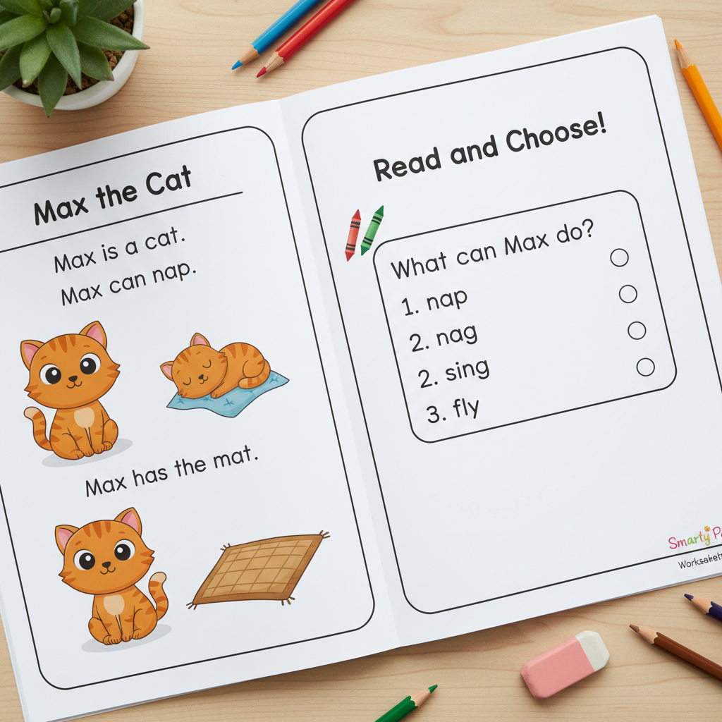 Phonics Comprehension Passages CVCs Set 3
