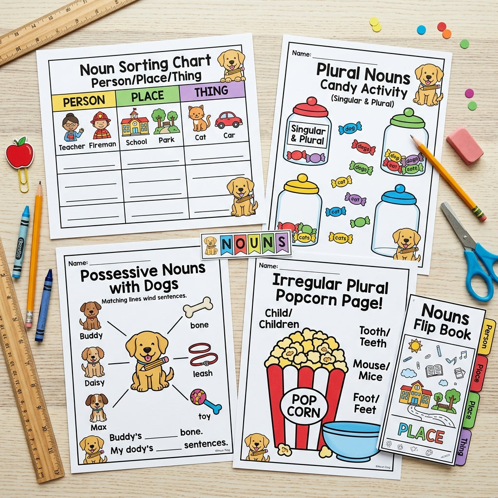 Nouns 2nd Grade Grammar