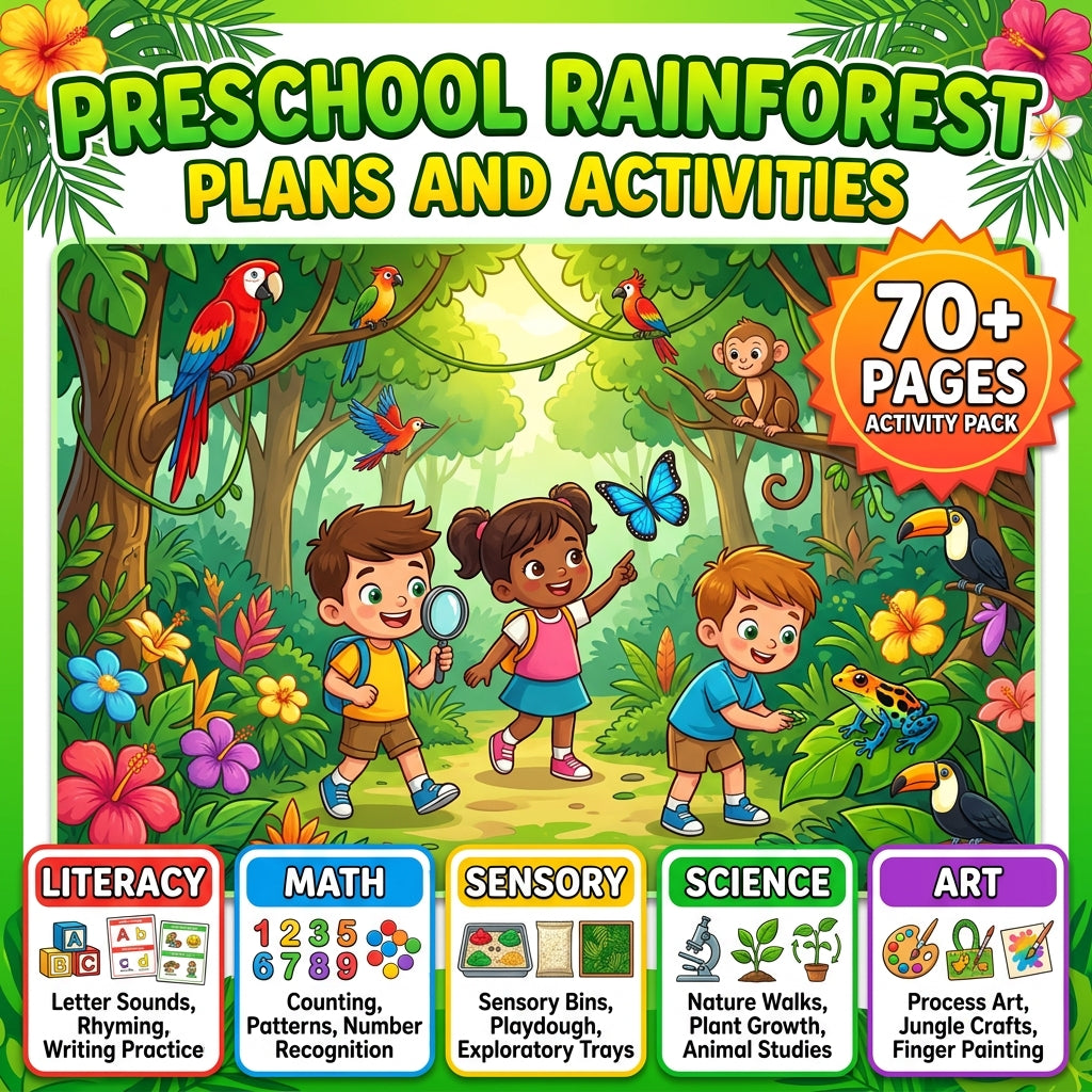 Preschool Rainforest Plans and Activities