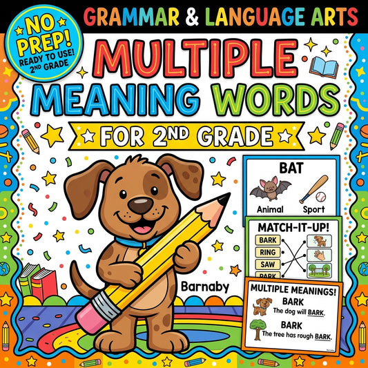 Multiple Meaning Words 2nd Grade Grammar