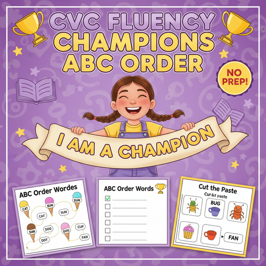 CVC Fluency ABC Order
