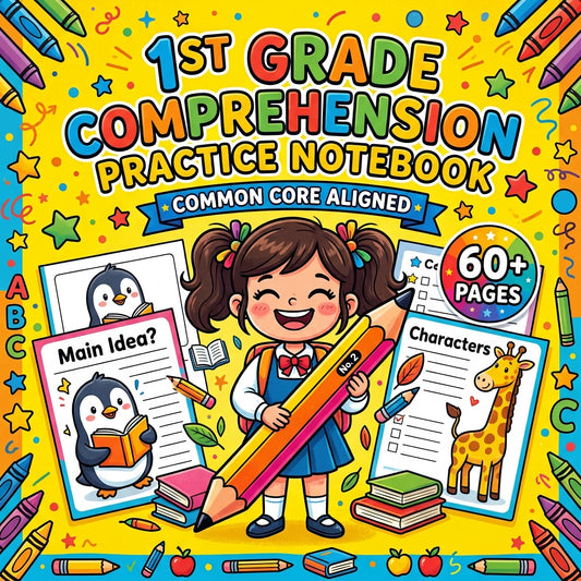 1st Grade Comprehension Practice Notebook