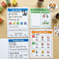 Kindergarten Reading Passages Story Mats Set 1