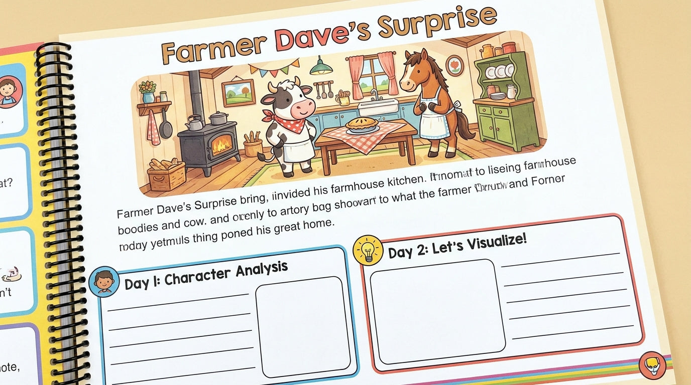 2nd Grade Comprehension Notebook Practice Packet