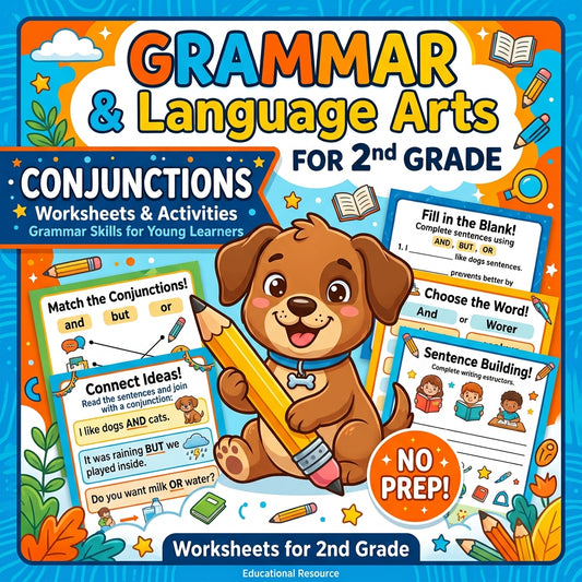 Conjunctions Worksheets for 2nd Grade | Grammar & Language Arts