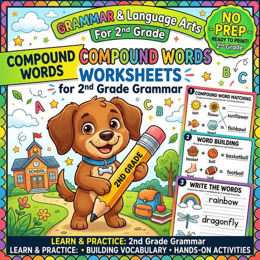 Compound Words Worksheets for 2nd Grade | Grammar & Language Arts