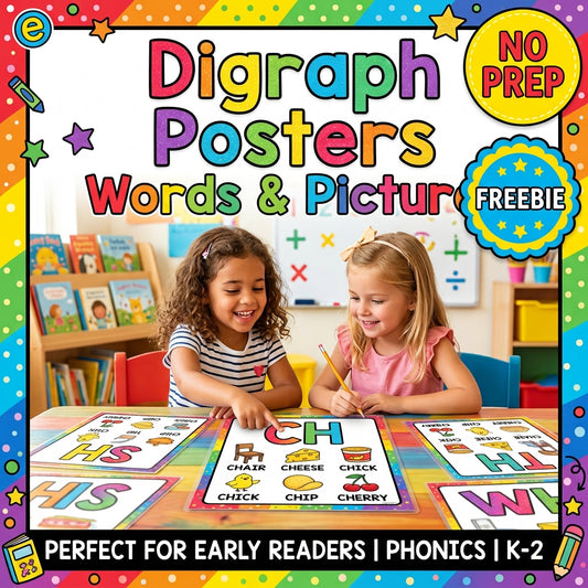 Digraph Posters Words & Pictures