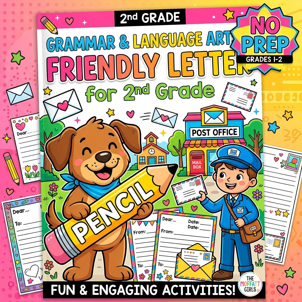 Friendly Letter 2nd Grade Grammar