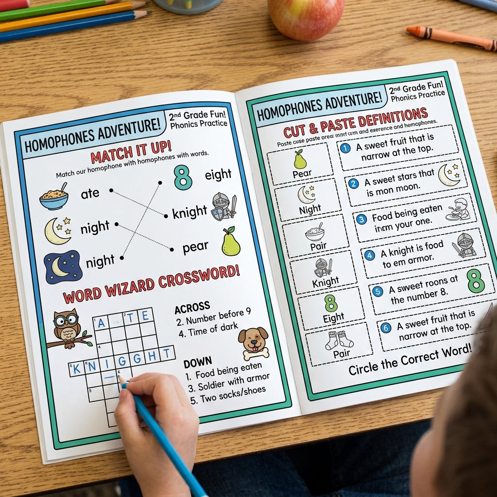 Homophones 2nd Grade Grammar