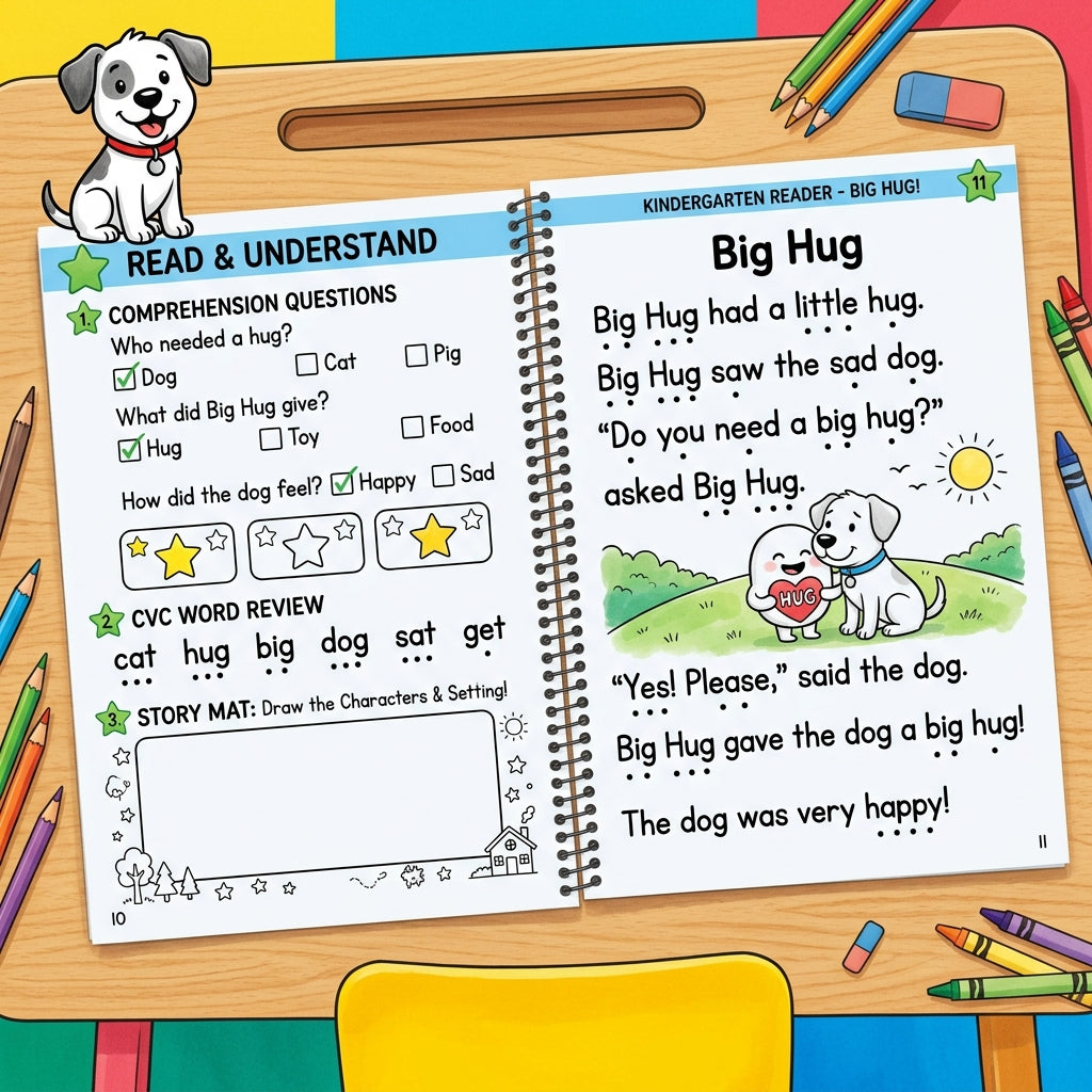 Kindergarten Reading Passages Story Mats Set 3