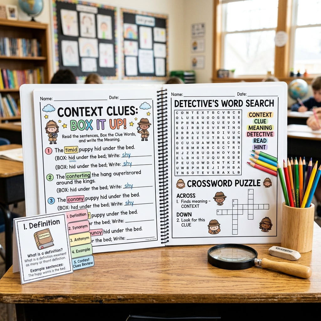 Context Clues Worksheets for 2nd Grade | Grammar & Language Arts