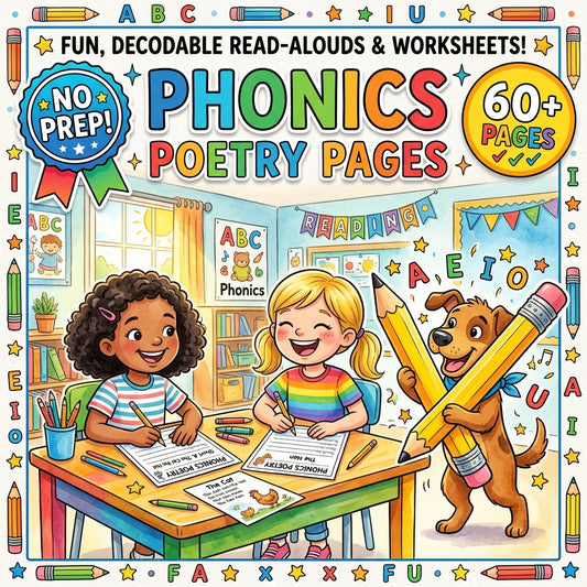 Phonics Poetry Pages
