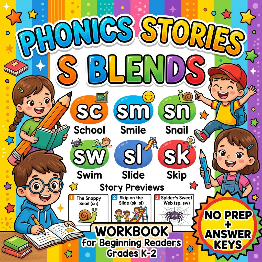 Phonics Stories S Blends