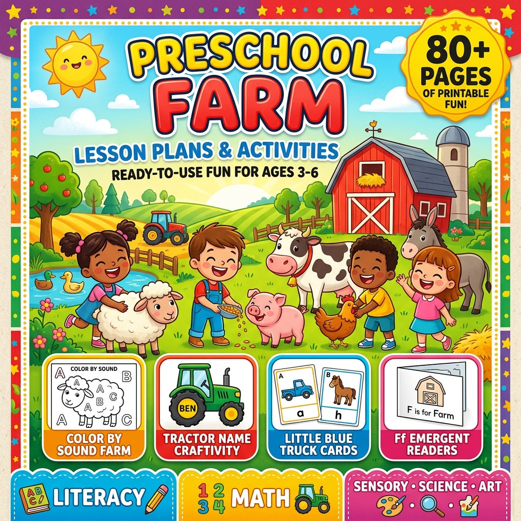 Preschool Farm Lesson Plans & Activities