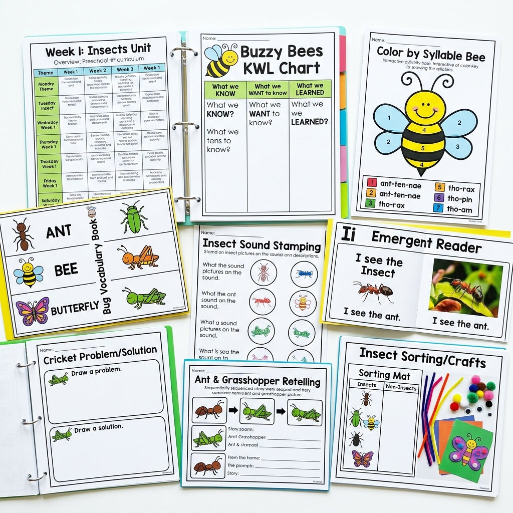 Preschool Insects Lesson Plans & Activities