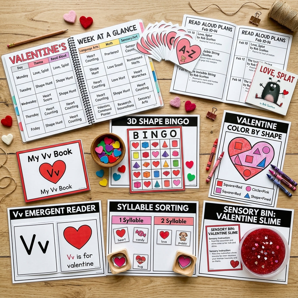 Preschool Valentines Lesson Plans & Activities