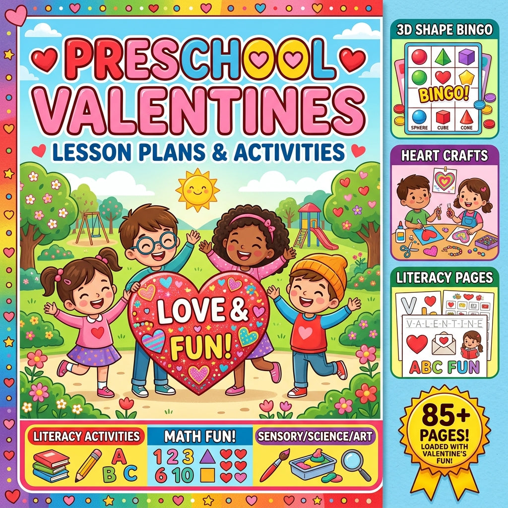 Preschool Valentines Lesson Plans & Activities
