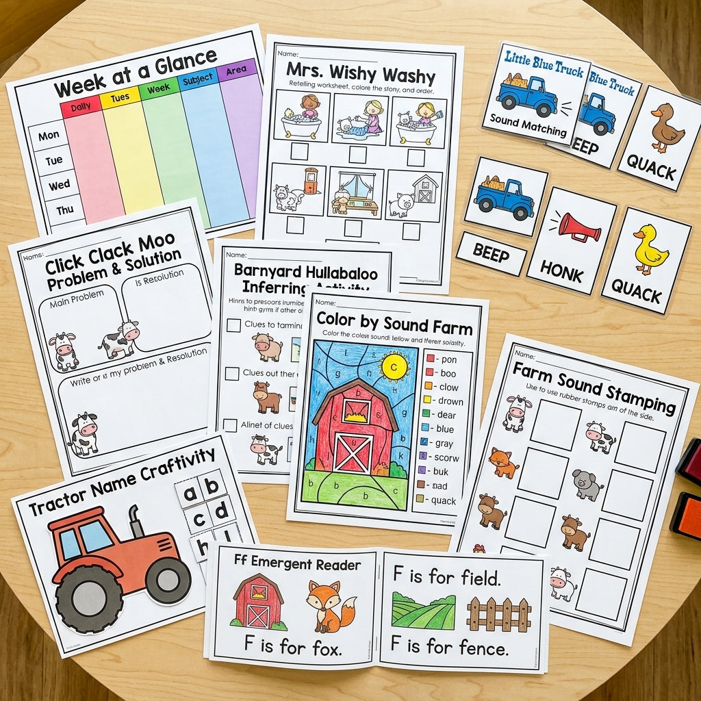 Preschool Farm Lesson Plans & Activities