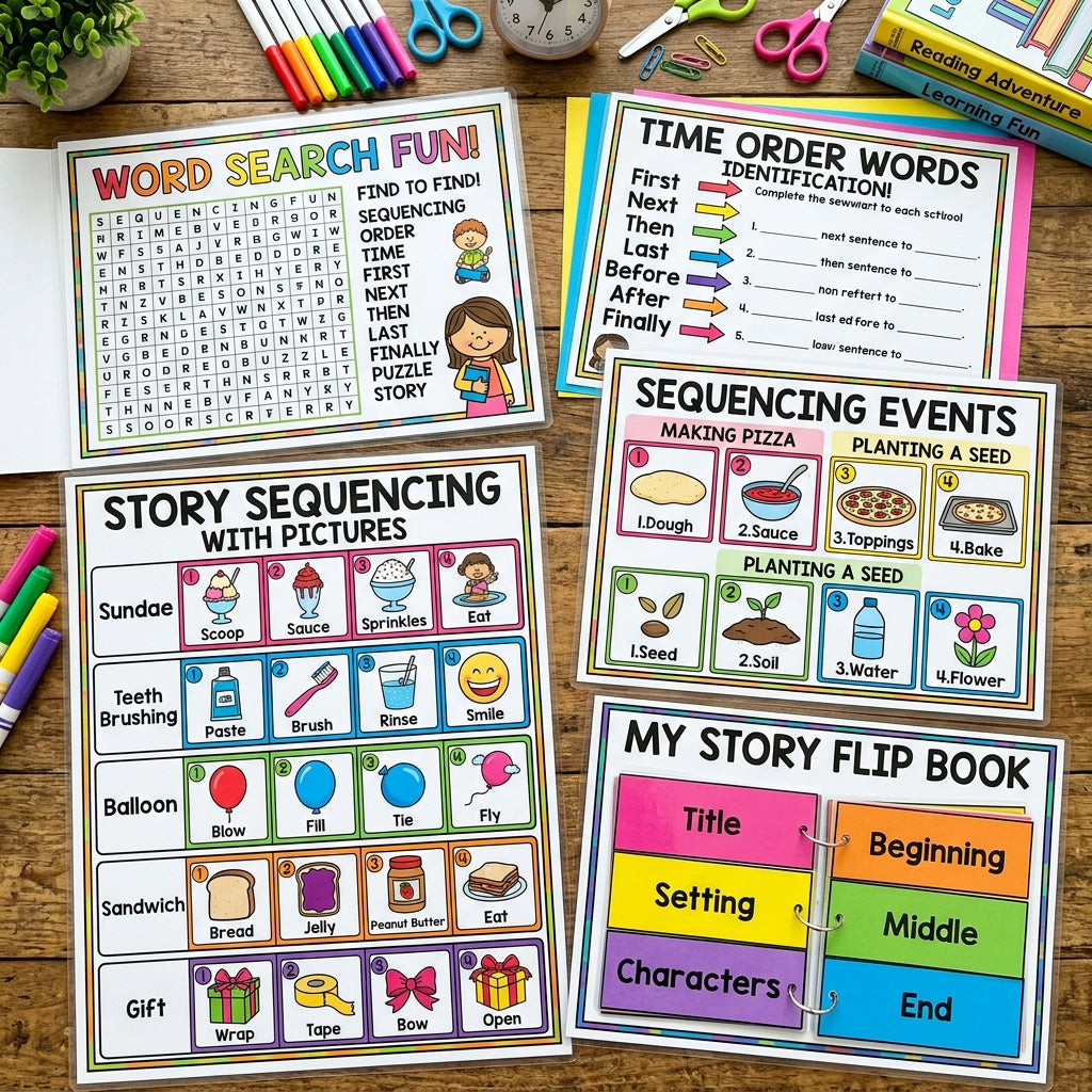 Time Order Words 2nd Grade Grammar