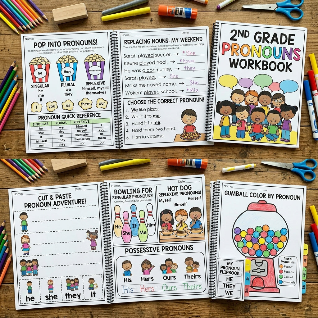Pronouns 2nd Grade Grammar