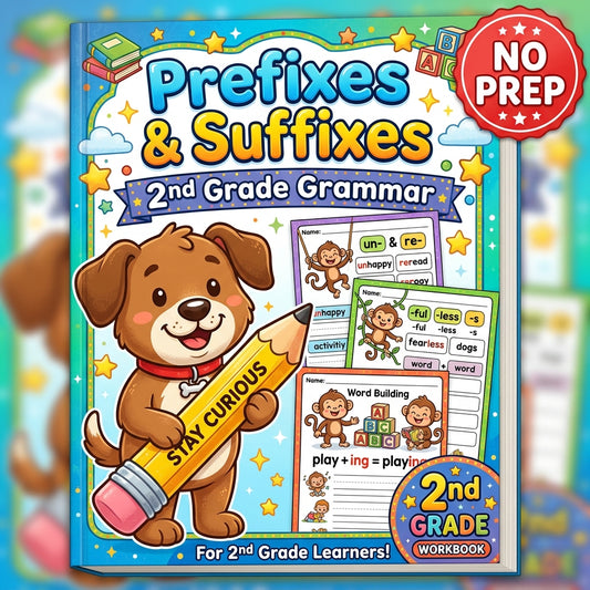Prefixes & Suffixes 2nd Grade Grammar