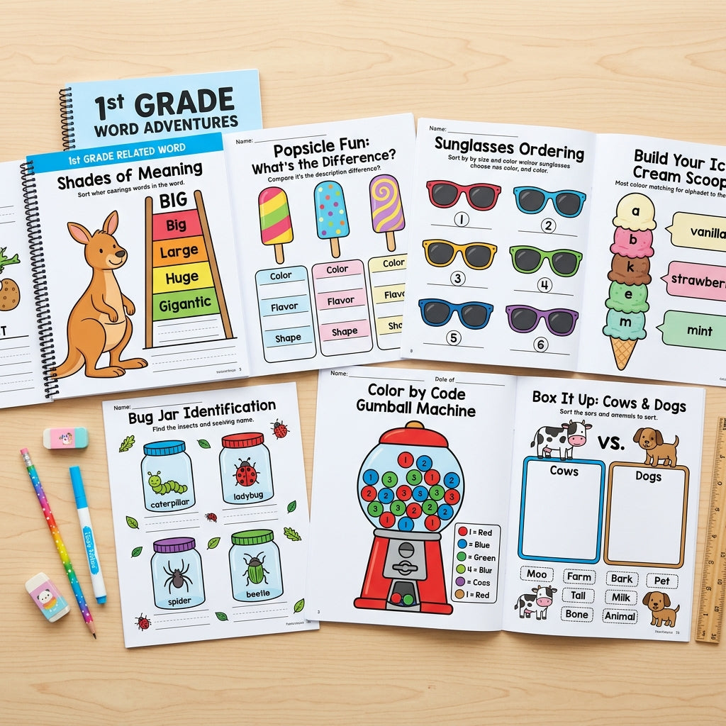 Related Words 1st Grade Grammar