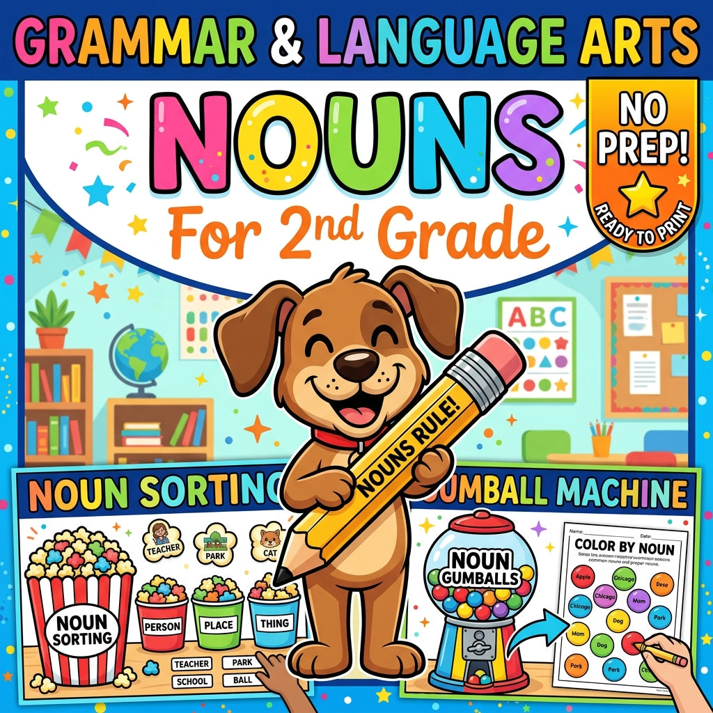 Nouns 2nd Grade Grammar